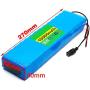 Jieoto 24V 15Ah 7S 6P Rechargeable Lithium Battery Pack 29.4V E-Bike Lithium-ion Battery Fit for 100W-500W Motor for Electric Scooters Airplane Model Power Tools with Charger