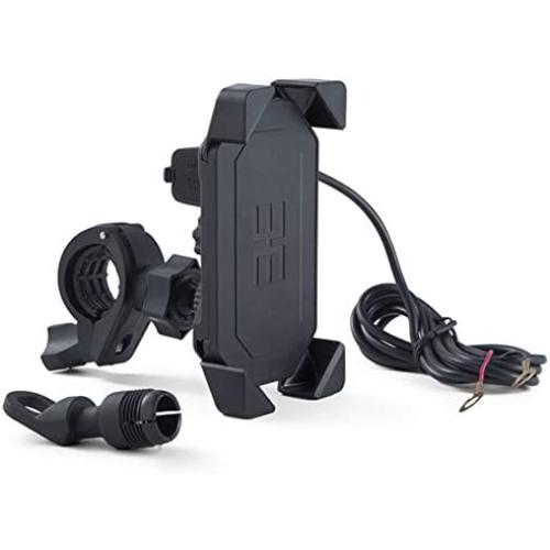 Motorcycle Handlebar Mobile Phone Mount Holder USB for Smartphone New Universal Motorcycle Handlebar Phone USB Holder Mount For Mobile Phone Motorcycle