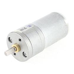 uxcell Speed Reduce Gear Box Electric Motor, 25 mm, DC 12V, 1500 rpm