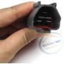 129953-77811 1751ES-12A3UC12B1S SA-4673-S 12V Fuel Stop Solenoid -SINOCMP Excavator Flameout Solenoid 3 Pins Plug for Hyundai R60-5 R210-5 R335-7 Yanmar Engine 4TNE94 Parts, 3 Month Warranty