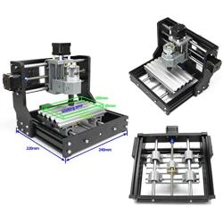 RATTMMOTOR CNC 1610 PRO 3 Axis GRBL Control DIY Mini CNC Router Machine Kit with Offline Controller and 14pcs ER11 Collets CNC Engraving Milling Machine for Cutting Wood Plastic Acrylic PVC PCB