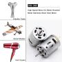 High Speed Micro DC Motor Brushed Metal Stainless Steel Gear Motor for Electric Tools Massage Instruments Hair Dryers (9800)