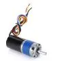 12V Brushless DC Motor, Electric Motor Round Shaft Mechanical Parts Metal Gear 36MM High Torsion Low Noise Wear Resistant(1600RPM)