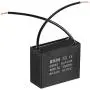 uxcell Ceiling Fan Capacitor CBB61 6uF 450V AC 2 Wires Metalized Polypropylene Film Capacitors 47x20x37.5mm for Water Pump Motor Generator