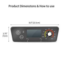 Utheer BBQ Digital Thermostat Controller Board for Pit Boss Wood Oven Grills P7-340/700/1000 with LCD Display