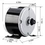 Vevitts 250W Brushed Electric Motor, Small Brushed Permanent Magnet Electric Motor for E Scooter Drive Speed Control 24V 2700RPM