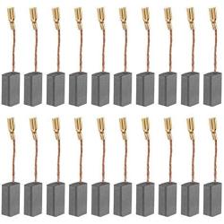 100 Carbon Brushes, 20PCs 5×8×16 mm Electric Motor Drill Carbon Brush Replacement with Great Conductivity, Carbon Brush Set