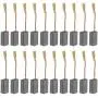 100 Carbon Brushes, 20PCs 5×8×16 mm Electric Motor Drill Carbon Brush Replacement with Great Conductivity, Carbon Brush Set 100 Carbon Brushes, 20PCs 5×8×16 mm Electric Motor Drill Carbon Brush Replacement with Great Conductivity, Carbon Brush Set