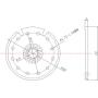 NBPower Easy-fit Pedal Assist PAS SystemSpeed Sensor Connect Motor Cycling Accessory EBike Detachable Parts for Elecrtic Bicycle/EBike Kit