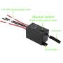 dstfuy Mini Wireless Switch 12V,5V/12V/48V/10A Relay Remote Switch for Lights,328FT Long Range for Ceiling Lights, Lamps, Industrial Control and Security Fields.