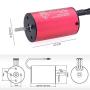 Surpass Hobby KK 2845 2600KV Waterproof Brushless Motor Shaft 3.175mm with 35A Waterproof Brushless ESC for 1/14 RC Car