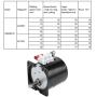 Synchronous Gear Motor 4W , Parts & Accessories Motors Permanent Magnet Slow Speed 2-Way High Torsion Central Shaft XD60KTYZ[110V 10rpm/min]