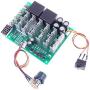 KNACRO DC 12V 24V 36V 48V 10V-55V 60A 3000W PWM Motor Speed Controller Digital Display Brush DC Motor Controller With Forward Stop Reverse Switch Digital Speed Scale 0-100%