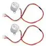 Fielect 2Pcs DC 12V 19x24mm Micro Speed Reduction Motor Mini Gear Box Motor for RC Car Robot Model DIY Engine