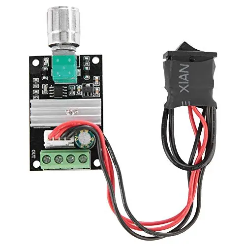 Contrôleur Électronique de Moteur DC FTVOGUE Régulateur avec Interrupteur – 6-28V 3A PWM – Accessoires Électroniques pour Moteurs Contrôleur Électronique de Moteur DC FTVOGUE Régulateur avec Interrupteur – 6-28V 3A PWM – Accessoires Électroniques pour Moteurs