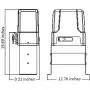G.T.Master Fast Automatic Sliding Gate Opener Kit - DC Driveway Security Door Operator Hardware Kit with Remotes Control Infrared Photocell Sensor for Sliding Gates up to 1100lb and 40ft(GT1100DC)…