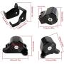 GSTP Engine Billet Motor Mount Bracket Kit Compatible with Honda Civic B or D Series B16 B18 D15 D16 1996-2000