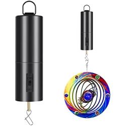 Ainiv Wind Spinner Motor, 30RPM Hanging Display Motor for Wind Spinner Ornament Hanging Decor Wind Chimes Baby Crib Mobile 1 D Battery or 3 AA Batteries Operated Motor with Parallel Battery Converter