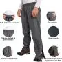 Rain Pants Men, Waterproof Pants Mens Fishing Pants, Work Rain Gear Pants for Men Motorcycle Hiking Outdoor Windproof Golf