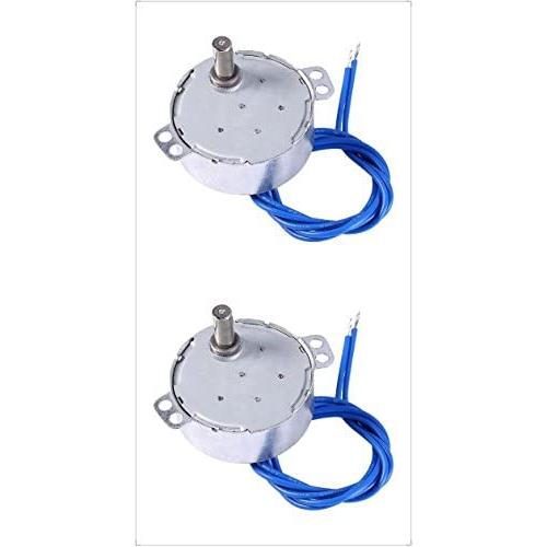 Synchronous Synchron Motor 50/60Hz AC 100~127V 4W 2.5-3RPM/MIN CCW/CW For Hand-Made, School Project, Model (2PCS)