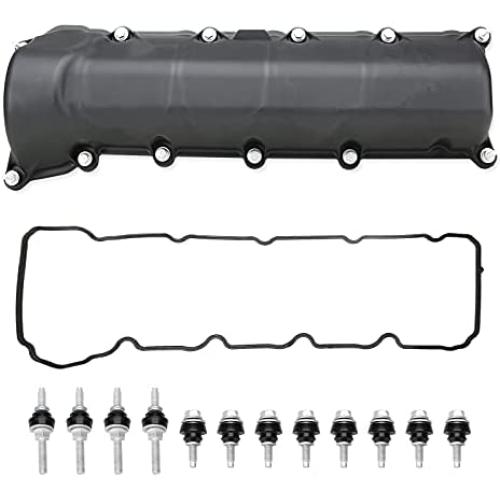 MITZONE Right Side Valve Cover With Gaskte And Bolts Compatible With 2001-2007 Dodge Ram 1500 Durango Dakot Jeep Commander Grand Cherokee 4.7L V8 Replace # 53021828AA 264-929