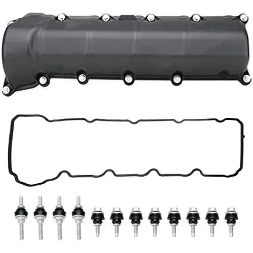 MITZONE Right Side Valve Cover With Gaskte And Bolts Compatible With 2001-2007 Dodge Ram 1500 Durango Dakot Jeep Commander Grand Cherokee 4.7L V8 Replace # 53021828AA 264-929