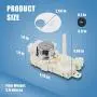 W10537869 Dishwasher Diverter Valve Motor Kit (Include W10195677 Seal Grommet Gasket), Replacement Part Model W10476222 W10195076 W10849439 2684962 PS5136127
