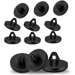 Ajxn 12 PCS Brake Switch Stopper Car Truck Auto Brake Pedal Pad Brake Light Switch Stopper Brake Switch Pad Clutch Pedal Stopper 90541-06036 (Black)