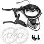 Bibike Tektro eBike Hydraulic Disc Brake Electric Induction Control System with 2Pcs 160/180mm Rotor
