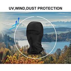 Little Donkey Andy Balaclava Face Mask UV Protection for Men Women Sun Hood Ski Motorcycle Running Riding