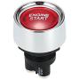 Jtron® Start Engine Button car Dc 12v 50a Red Car Start Engine Button Light Switch Push Start Ignition Switch for Racing Sport (ON)-Off momentary Switch (Red)