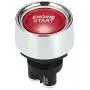 Jtron® Start Engine Button car Dc 12v 50a Red Car Start Engine Button Light Switch Push Start Ignition Switch for Racing Sport (ON)-Off momentary Switch (Red)