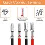 DKARDU Motorcycle Resistor LED Flasher Turn Signal LED Load Resistor, 4 PCS 12V in-line LED Turn Signal Indicator Adaptor Fix Error Flash Controller for Motorcycle Motorbike Scooter