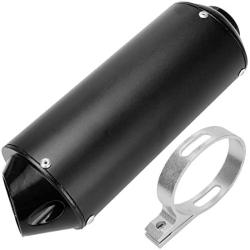 FVRITO 38MM 1.5 inch Exhaust Muffler Silencer Pipe Clamp for 125cc 140cc 150cc 160cc Lifan Yx Stomp Taotao SDG Pit Dirt Bike ATV Quad 4 Wheeler Motocross Motorcycle Black
