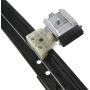 Front Passenger Side Power Window Regulator and Motor Assembly Compatible with Cadillac SRX 2010-2015 Saab 9-4X 2011