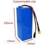 WOGQX Battery Pack 36V 15Ah Electric Bike Lithium Ion Battery Pack Waterproof with BMS and Charger Electric Bike Electric Scooter Battery for 250W 350W 500W Motor