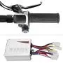 FAMKIT 36V 500W E-Bike Scooter Brushless Motor Controller Kit LCD Display Panel Speed Turn Handlebar