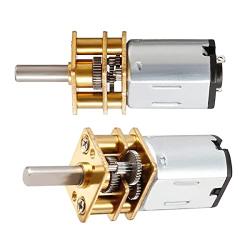 Mini DC Gearwheel Gear Motor 6V 600RPM N20 Motor for Robot Wheel, DIY Toys, RC Cars - (2 PCS)