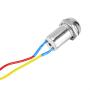 2 Wire Key Switch Scooter Motorcycle Key Ignition Switch Universal On-Off Key Switch Starter with 2 Keys for Electric Scooter ATV Moped Go Kart Motorbike Motorcycle