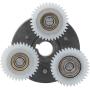 SH-RuiDu 3PCS Nylon Drive Gear 36T Planetary Gears E-Bike Wheel Hub Motor Planetary Gears W/Bearing Equipment Tool Accessory