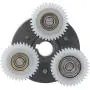 SH-RuiDu 3PCS Nylon Drive Gear 36T Planetary Gears E-Bike Wheel Hub Motor Planetary Gears W/Bearing Equipment Tool Accessory
