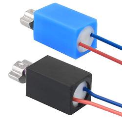 tatoko DC 3V 12000RPM Pager Cell Phone Micro Vibration Motor 4mm x 8mm for Cell Phone Electronic Device Repair Single Board Computers Project Classroom Project Bristle Bots Cable 20PCS