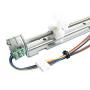 Sunhokey DC 4-9V Drive Stepper Motor Screw with Nut Slider 2 Phase 4 Wire for DIY Laser Engraving Machine
