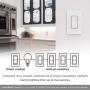 Enbrighten Add-On Switch QuickFit and SimpleWire, In-Wall Rocker Paddle, Z-Wave ZigBee Wireless Smart Lighting Controls, NOT A STANDALONE Switch, 46199 , White