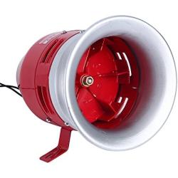YaeCCC Motor Horn Siren Buzzer MS-390 AC 110V 1.5A 125DB Decibel Security