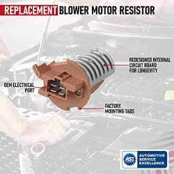 Replacement Rear Blower Motor Resistor - Replaces JA1626, 79330 S3V A51, 973-548, 4P1493, 79330S3VA51 - Compatible with Honda Pilot 2003-2008 & Acura MDX 2001 - Heater Transistor