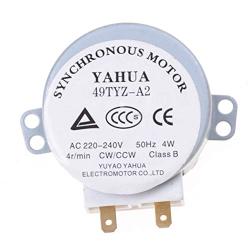1Pcs Microwave Oven Turntable Synchronous Motor 4W AC 220-240V 4 RPM CW/CCW