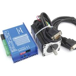 Nema23 2N.m 57 Hybrid Closed Loop Servo Stepper Motor 2Nm 76mm+HSS57 Servo Driver Controller CNC Kit 24-50V DC For CNC Router Engraving Milling Machine