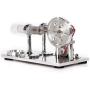 Sunnytech Hot Air Stirling Engine Motor Model Educational Toy Electricity Generator Colorful LED (SC001)