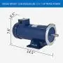 VEVOR DC Motor,Rated Speed 1750 RPM,1HP 12V Electric Motor Permanent Magnet Motor